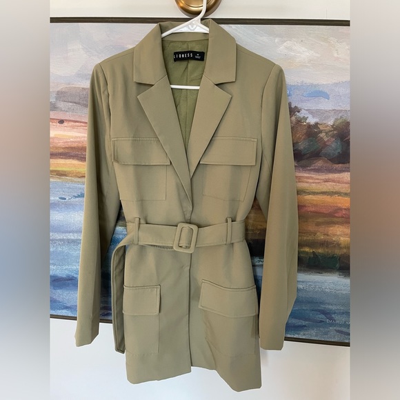 Lioness Steinway Mini Dress Sage M Lioness Steinway Mini Dress Sage M